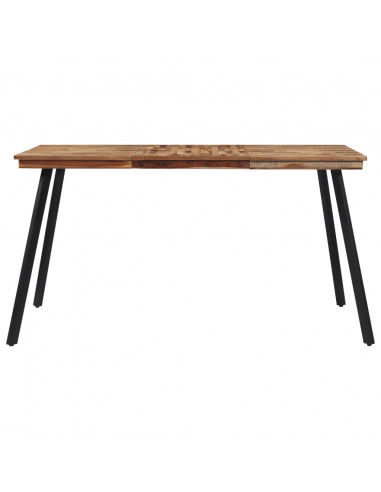 Tavolo da Pranzo 148x97x76 cm in Legno Massello di Teak