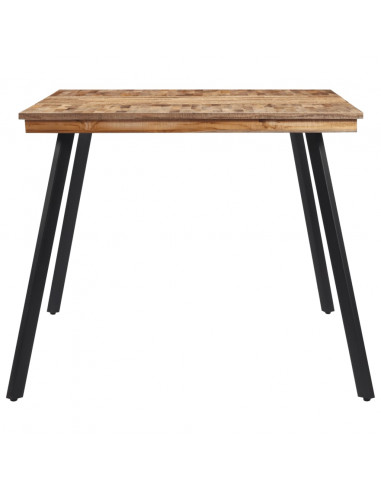 Tavolo da Pranzo 148x97x76 cm in Legno Massello di Teak