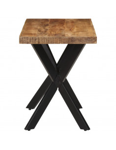 Tavolo da Pranzo 110x55x75 cm in Legno Massello di Mango 2