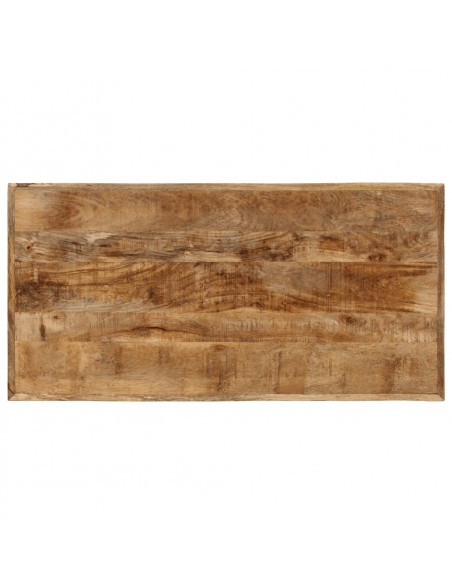 Tavolo da Pranzo 110x55x75 cm in Legno Massello di Mango