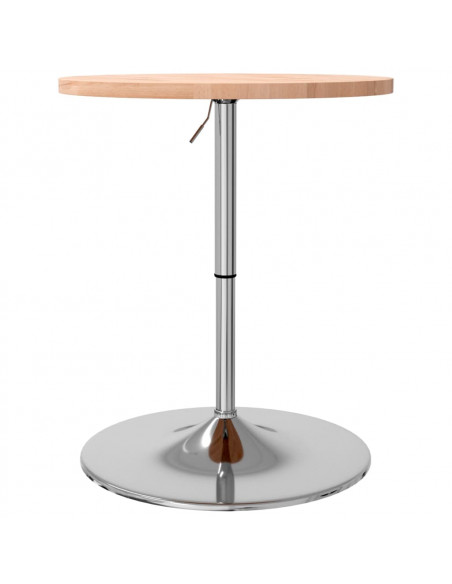 Tavolino da Bar Ø60x90,5 cm in Legno Massello di Faggio