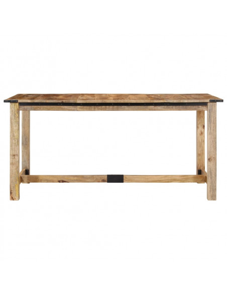 Tavolo da Pranzo 160x80x75 cm in Legno Massello di Mango
