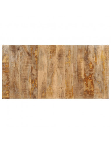 Tavolo da Pranzo 160x80x75 cm in Legno Massello di Mango
