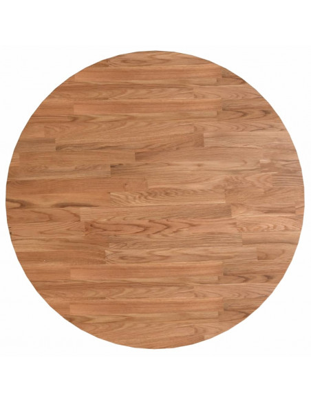 Tavolino da Bar Marrone Chiaro Ø60x89,5cm Legno Massello Rovere