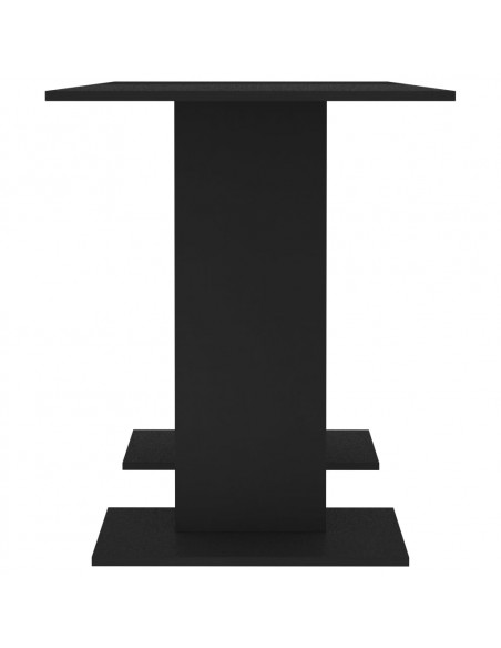 Tavolo da Pranzo Nero 110x60x75 cm in Legno Multistrato