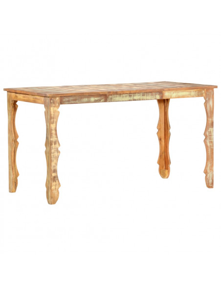 Tavolo da Pranzo 140x70x76 cm in Legno Massello di Recupero