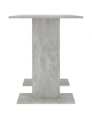 Tavolo da Pranzo Grigio Cemento 110x60x75 cm Legno Multistrato
