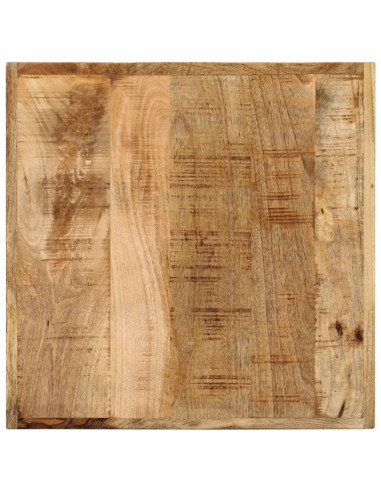 Tavolino da Bar 55x55x107 cm Legno Massello di Mango e Ferro