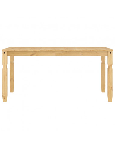 Tavolo da Pranzo Corona 160x80x75 cm in Legno Massello di Pino