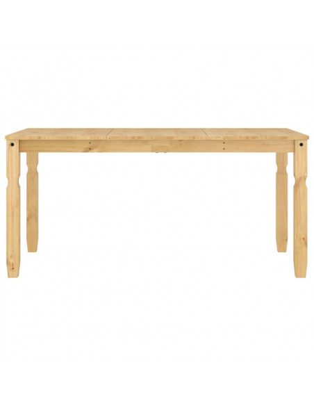 Tavolo da Pranzo Corona 160x80x75 cm in Legno Massello di Pino