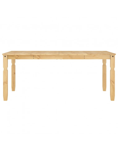 Tavolo da Pranzo Corona 180x90x75 cm in Legno Massello di Pino