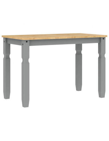 Tavolo da Pranzo Corona 112x60x75 cm in Legno Massello di Pino