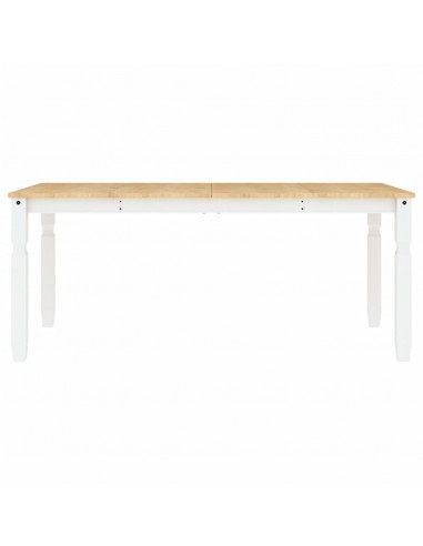 Tavolo da Pranzo Corona 180x90x75 cm in Legno Massello di Pino