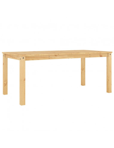 Tavolo da Pranzo Panama Grigio 180x90x75 cm Legno Massello Pino