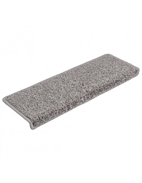 Tappetini per Scale 15 pz 65x21x4 cm Grigio