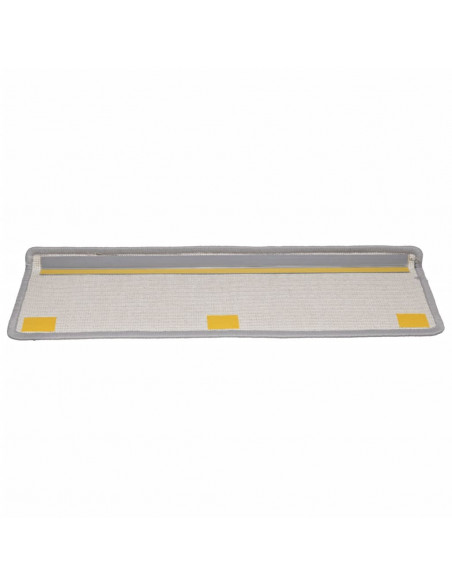 Tappetini per Scale 15 pz 65x21x4 cm Grigio