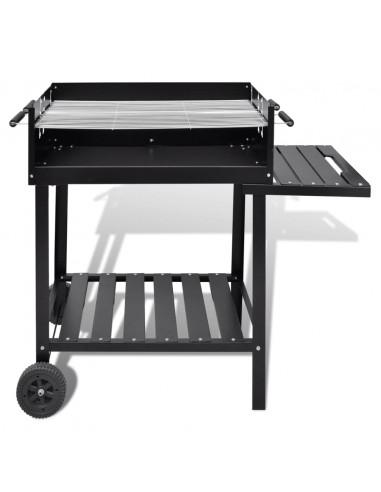 Supporto per BBQ a Carbonella con 2 Ruote