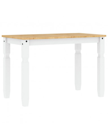 Tavolo da Pranzo Corona 112x60x75 cm in Legno Massello di Pino
