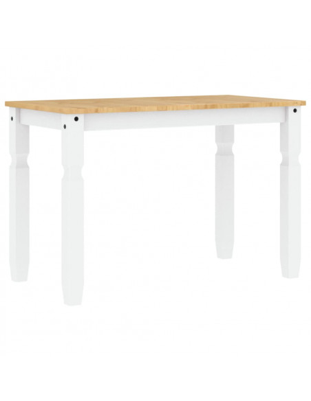 Tavolo da Pranzo Corona 112x60x75 cm in Legno Massello di Pino