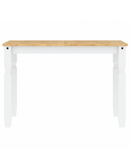 Tavolo da Pranzo Corona 112x60x75 cm in Legno Massello di Pino