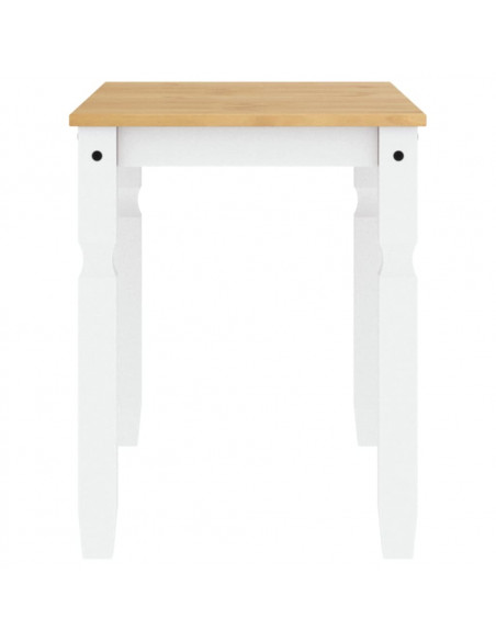 Tavolo da Pranzo Corona 112x60x75 cm in Legno Massello di Pino