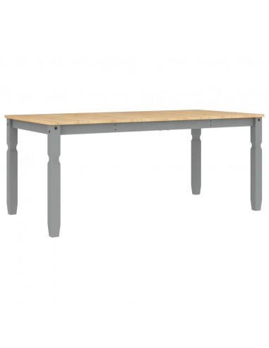 Tavolo da Pranzo Corona 180x90x75 cm in Legno Massello di Pino