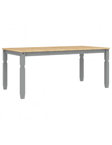 Tavolo da Pranzo Corona 180x90x75 cm in Legno Massello di Pino