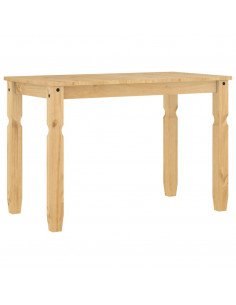 Tavolo da Pranzo Corona 112x60x75 cm in Legno Massello di Pino 2