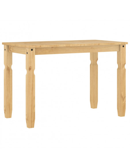 Tavolo da Pranzo Corona 112x60x75 cm in Legno Massello di Pino
