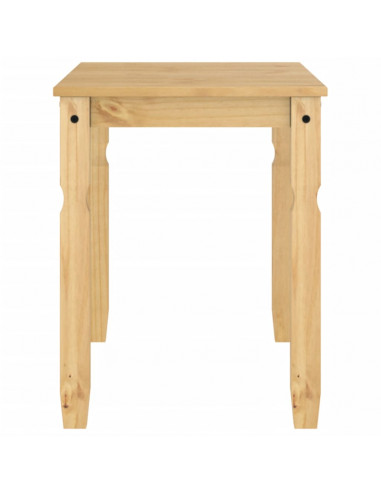 Tavolo da Pranzo Corona 112x60x75 cm in Legno Massello di Pino