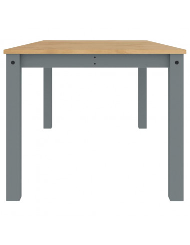 Tavolo da Pranzo Panama Grigio 180x90x75 cm Legno Massello Pino