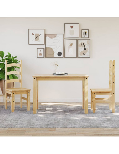 Tavolo da Pranzo Panama 117x60x75 cm Legno Massello Pino