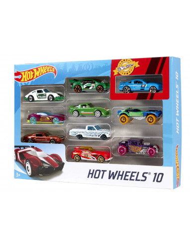 Hot Wheels 10 veicoli assortiti