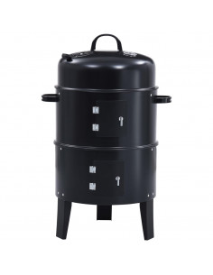 Griglia Barbecue a Carbone 3-in-1 40x80 cm 2