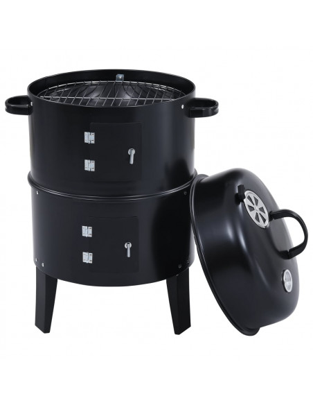 Griglia Barbecue a Carbone 3-in-1 40x80 cm