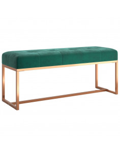 Panca Verde Scuro 110x36x45 cm in Velluto 2