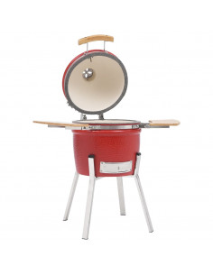 Griglia Barbecue Kamado Affumicatore in Ceramica 81 cm 2