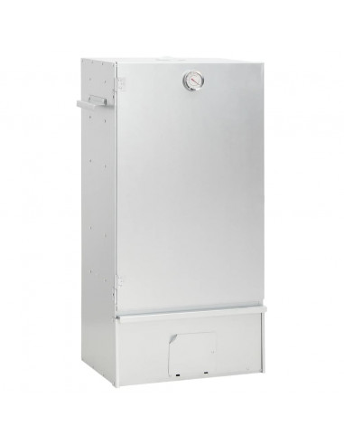 Forno Affumicatore BBQ con Tavolino in Acciaio Zincato