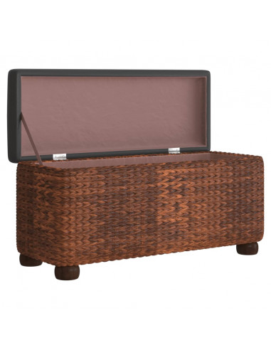 Panche Portaoggetti 2 pz con Cuscino Marrone 69 cm Tifa