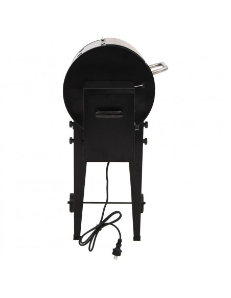 Griglia a Pellet Nero 94 cm in Ferro