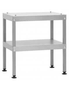 Tavolo per Forno Affumicatore 40x28x44,5 cm in Acciaio Zincato 2