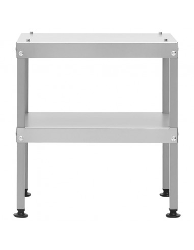 Tavolo per Forno Affumicatore 40x28x44,5 cm in Acciaio Zincato