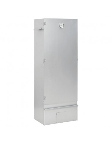 Forno Affumicatore BBQ con Tavolino in Acciaio Zincato