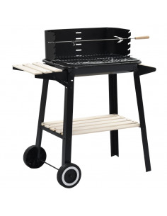 Barbecue Mobile a Carbonella con Ruote 2
