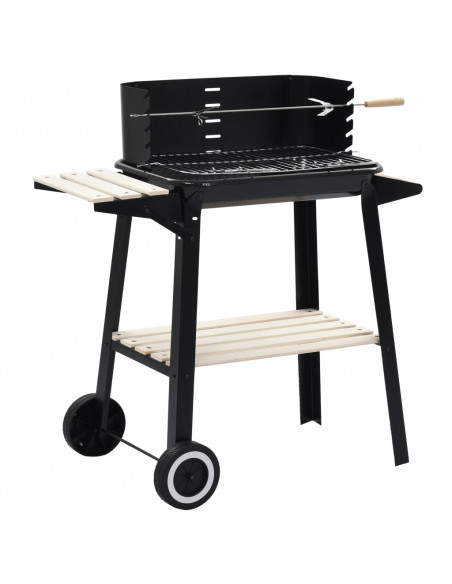 Barbecue Mobile a Carbonella con Ruote