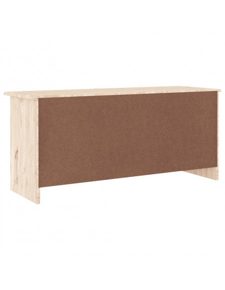 Panca Porta Scarpe ALTA 100x35x45 cm in Legno Massello di Pino
