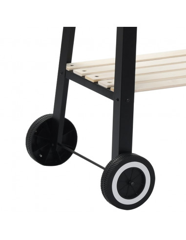 Barbecue Mobile a Carbonella con Ruote