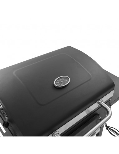 Forno per Pizza e Barbecue 3-in-1 Nero