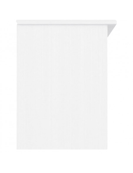 Panca Porta Scarpe ALTA Bianca 100x35x45 cm Legno Massello Pino