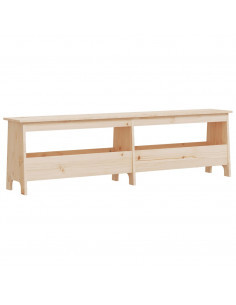 Panca da Ingresso 16028x45 cm in Legno Massello di Pino 2